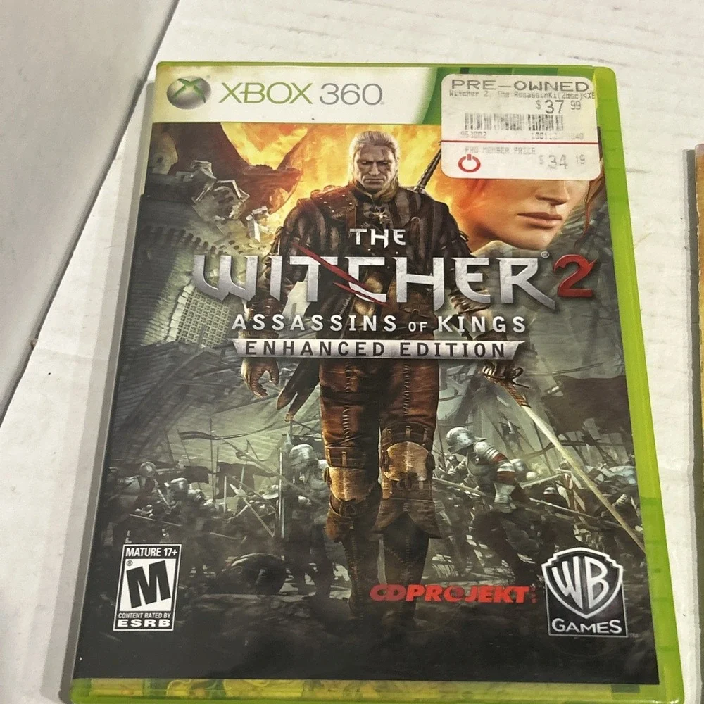 The Witcher 2 Assassins of Kings Enhanced Edition Microsoft Xbox 360 CIB w/ Map‎